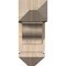 Ekena Millwork Funston Arts and Crafts Smooth Bracket w/ Offset Brace, Douglas Fir, 7 1/2"W x 18"D x 18"H BKT0806X18X18FST03SDF - alternate 2
